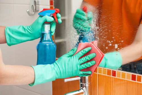 Protective gloves and cleaning tools for oven safety