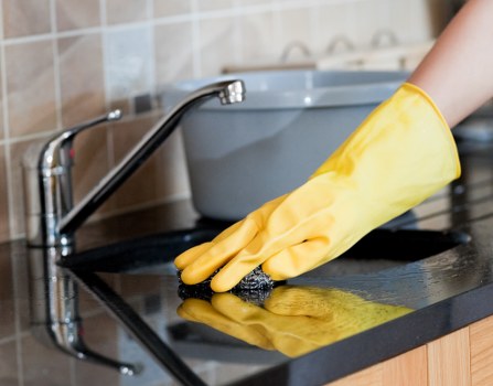 Professional office cleaning in a Bloomsbury workplace reception area