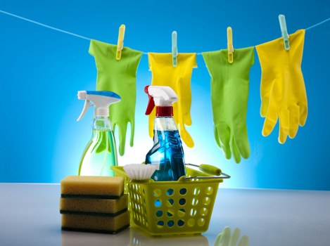 Bathroom domestic cleaning in a Bloomsbury property
